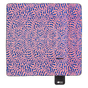 Pikniková deka AQUAWAVE Salva Blanket - coral vibe print - 200 x 200 cm