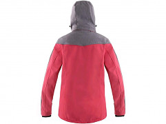 Dámská softshellová bunda CXS Monroe - růžová/šedá