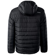 Pánská zimní bunda HI-TEC Halden - black/salsa