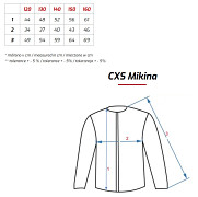 Dětská mikina CXS Toronto - malinová 