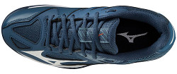 Sálová obuv MIZUNO Lightning Star Z6 Jr. - dark denim/white/copen blue