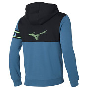 Pánská mikina MIZUNO Sweat Jacket - china blue