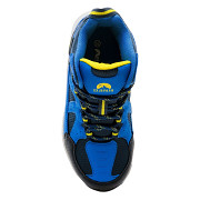Dětská outdoorová obuv ELBRUS Plaret Mid WP JR - navy/lake blue/yellow