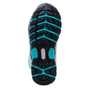 Dětská outdoorová obuv ELBRUS Plaret Mid WP JR - light turquoise/turquoise/coral 