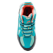 Dětská outdoorová obuv ELBRUS Plaret Mid WP JR - light turquoise/turquoise/coral 