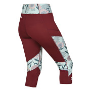 Dámské 3/4 legíny OCÚN Rhea Leggings 3/4 - wine merlot