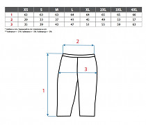 Dámské 3/4 legíny CXS Mia - černá