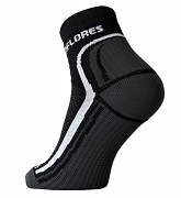 Ponožky FLORES Active - černá/bílá