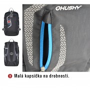 Městský a školní batoh HUSKY Marel 27 l - modrá