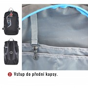 Městský a školní batoh HUSKY Marel 27 l - modrá