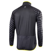 Pánská cyklistická bunda KLIMATEX Eldest - šedá/černá