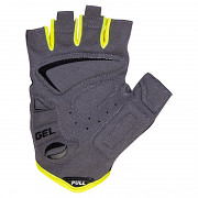 Cyklorukavice KLIMATEX Rieli - černá/žlutá neon