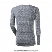 Pánské funkční triko PROGRESS Chaos - černý melír
