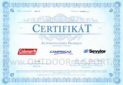 Certifikát autorizovaného prodejce