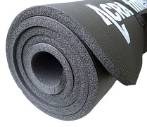 Podložka na cvičení ACRA NBR Yoga Mat 12 mm - černá