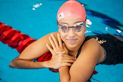 Plavecká čepice AQUAWAVE Primecap - psycho red