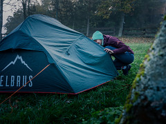 Stan ELBRUS Sferis 2 - june bug/orange pro 2 osoby