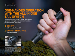 Svítilna FENIX E20 V2.0 (350 lumenů)