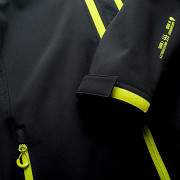 Pánská softshellová bunda ELBRUS Iver - black/yellow green