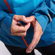 Pánská outdoorová bunda PROGRESS Elite Man - petrol/oranžová