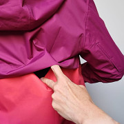 Dámská outdoorová bunda PROGRESS Elite Lady - vínová/růžová