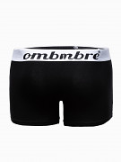 Pánské boxerky OMBRE U159 - černá - set 3 ks