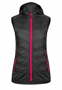 Dámská zimní vesta ETAPE Artemis Pro 2.0 - černá/růžová
