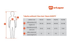 Dětský cyklodres ETAPE Boom - černá/grafika