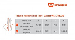 Zateplené cyklo rukavice ETAPE Everest WS+ černá/žlutá fluo