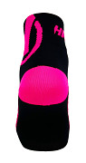 Cyklo ponožky HAVEN Lite Silver Neo - black/pink (balení 2 párů)