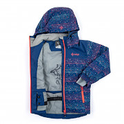 Dívčí lyžařská bunda KILPI Jenova-G tmavě modrá