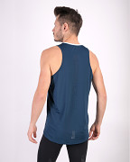 Pánské tílko KLIMATEX Burke - tmavě modrá/žlutá