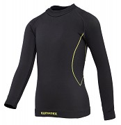 Dětské funkční triko KLIMATEX Chiko - černá/žlutá