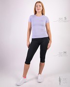 Dámské funkční triko KLIMATEX Cuthbert - fialová