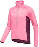 Dámská cyklistická bunda KLIMATEX Diana - růžová/vínová