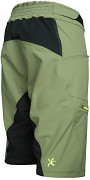 Pánské cyklošortky KLIMATEX Ebony - tmavě zelená