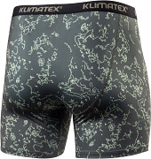 Pánské funkční boxerky KLIMATEX Finir - khaki/černá