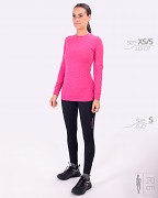 Dámské funkční triko KLIMATEX Lofot - vínová