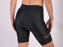 Dámské cyklošortky KLIMATEX Pia - černá/růžová