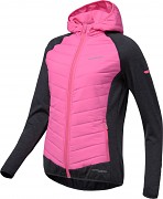 Dámská mikina KLIMATEX Romy1 - černá/růžová