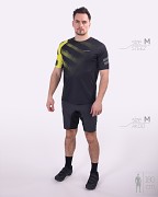 Pánský MTB dres KLIMATEX Steez - černá/žlutá