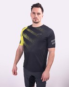 Pánský MTB dres KLIMATEX Steez - černá/žlutá