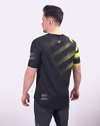 Pánský MTB dres KLIMATEX Steez - černá/žlutá