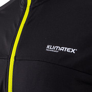 Pánská mikina KLIMATEX Xander - černá/žlutá