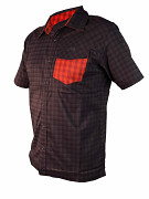 Pánská košile HAVEN Agnes SlimFit Men - black/red