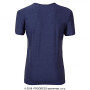 Pánské triko PROGRESS Maverick - tm. modrý melír