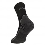 Ponožky FLORES Merino LT - černá/šedá