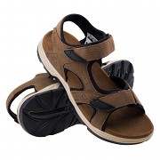Pánské sandále HI-TEC Lucibel - dark brown/black