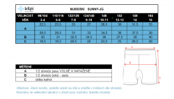 Dívčí kraťasy KILPI Sunny-JG tyrkysová
