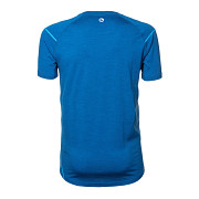 Pánské merino triko PROGRESS MW NKR - modrý melír